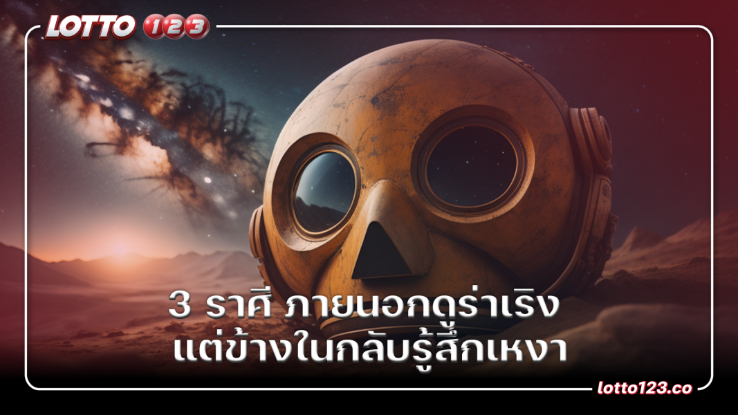 3 ราศี ภายนอกดูร่าเริง แต่ข้างในกลับรู้สึกเหงา